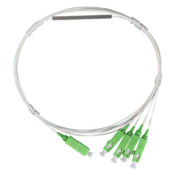 Разветвитель 1*4 PLC (корпус мини 5*SC/APC 0.9 мм 1,0м)