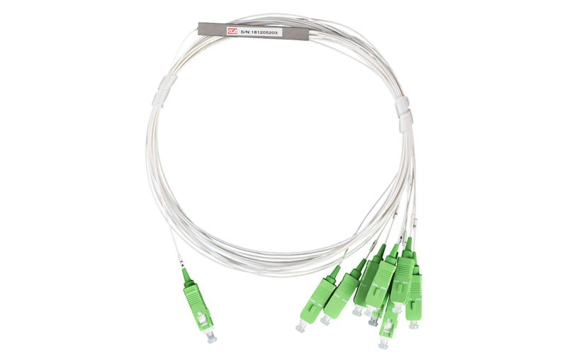 Разветвитель 1*8 PLC (корпус мини 9*SC/APC 0.9 мм 1,0м)